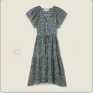 Trovata Kristi Dress (Sea Mist Ditsy) size small